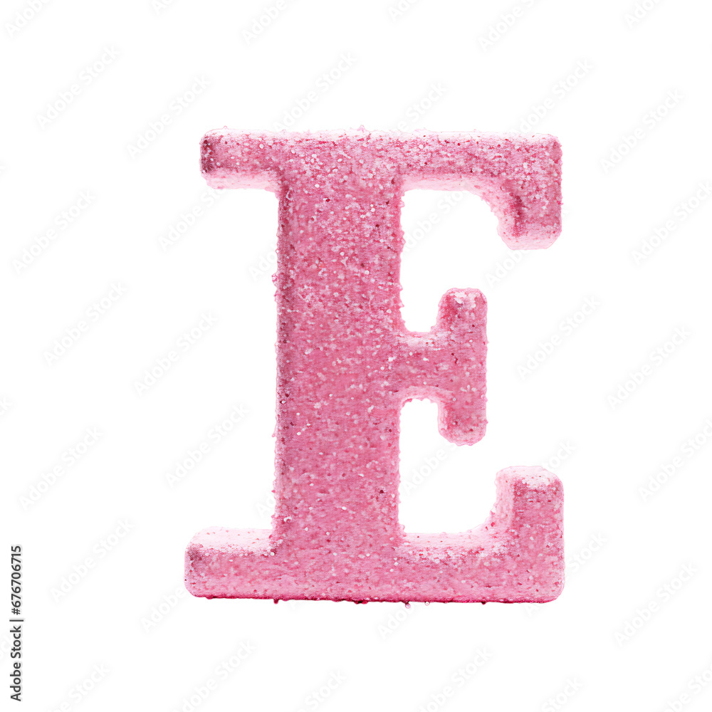 Pink glitter letter alphabet , transparent background Pink glitter letter alphabet , transparent background