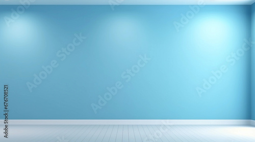 Blue background for product shots, studio lighting, product stand, copy space for text, minimalist, beautiful display
