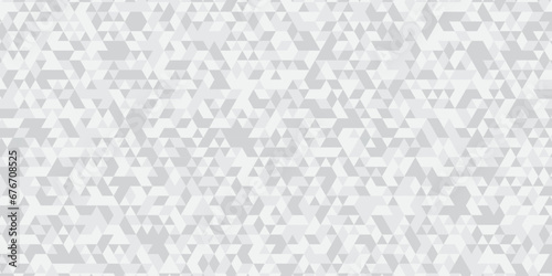 Seamless geometric pattern with shapes. Abstract geometric background triangle wallpaper. Gray polygonal background.