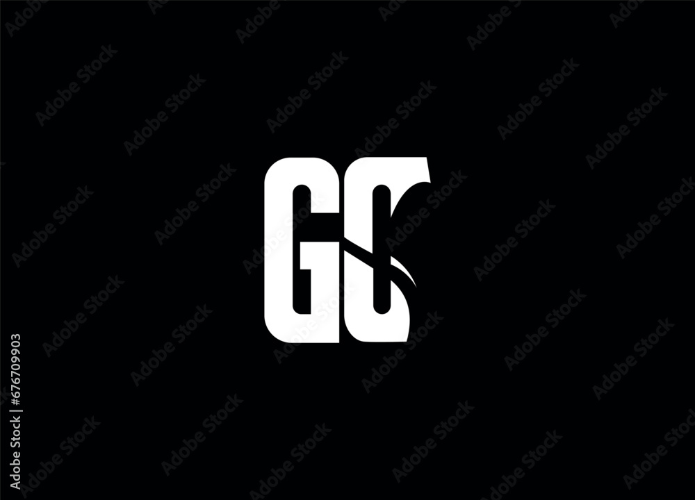 GC initial letter logo design and monogram logo
