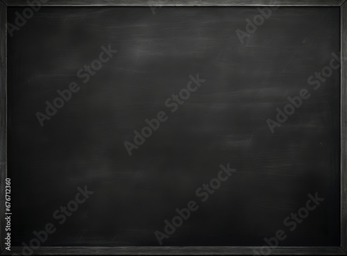 Chalk black board, blackboard, chalkboard with borden border frame