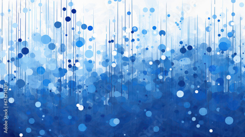 Abstract Dot-Textured Blue Background © M.Gierczyk