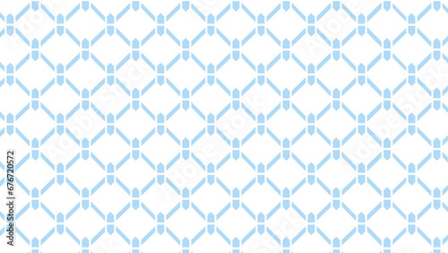 Blue and white ornament mesh pattern
