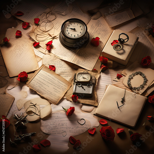 Time-Traveling Love Letters Transcending Centuries and Emotions