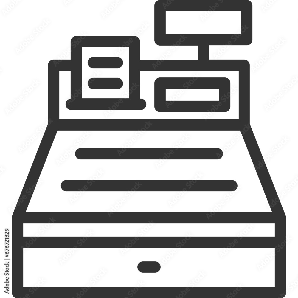 Cashier Machine Icon Cashier Machine Icon