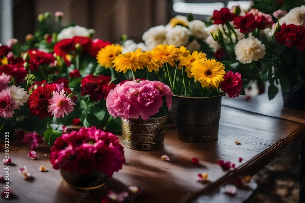 tulips in a vase