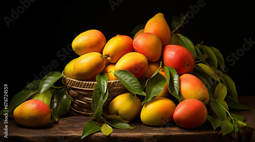 Fresh mangoes