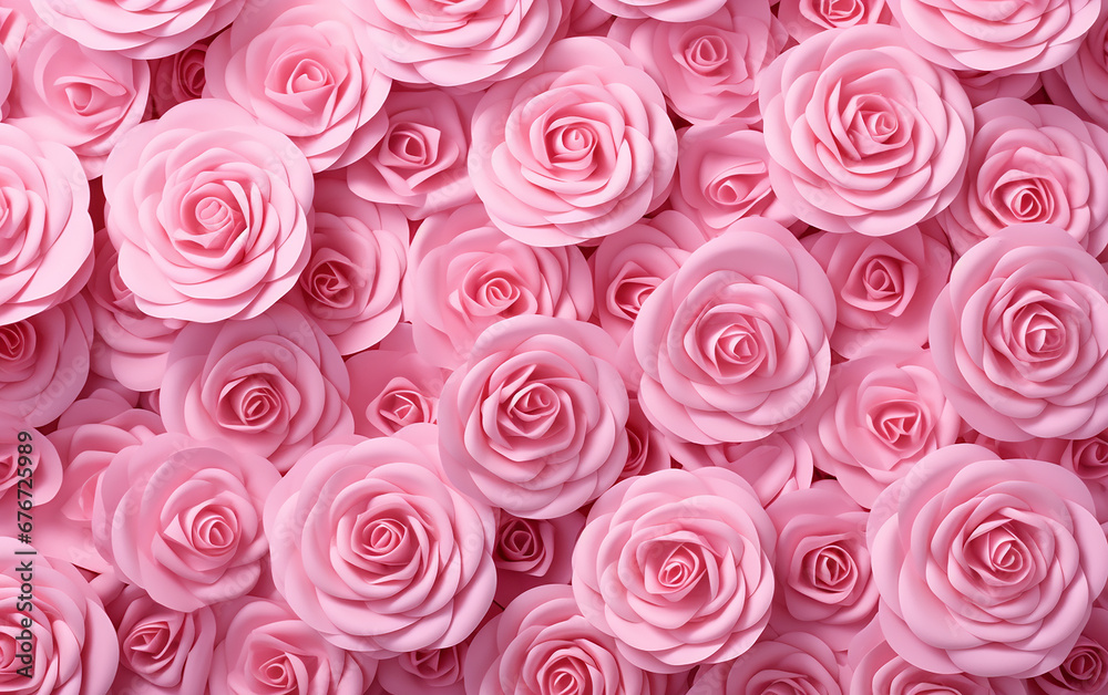 Valentine's day rose flower background.