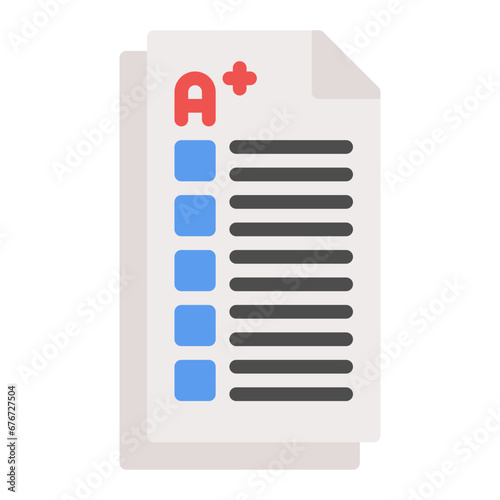 Report Card Icon