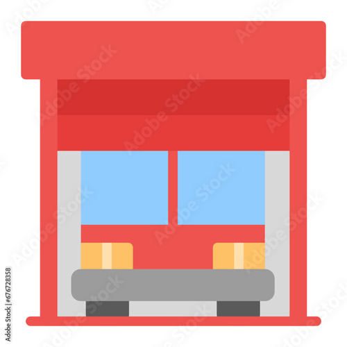 Firefighter Garage Icon