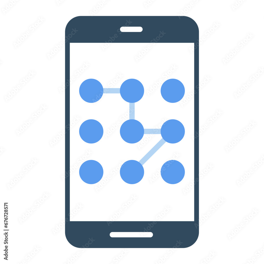 Pattern Lock Icon Pattern Lock Icon