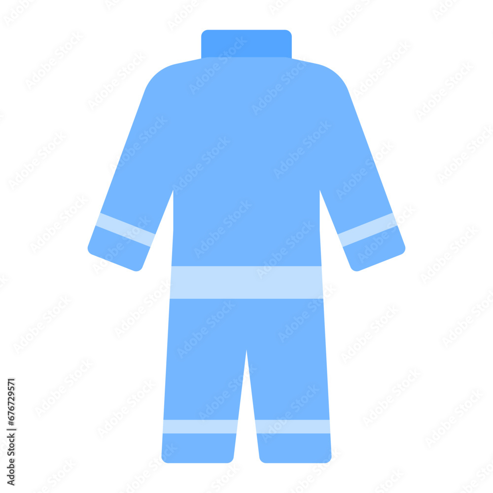 Naklejka premium Coverall Clothes Icon