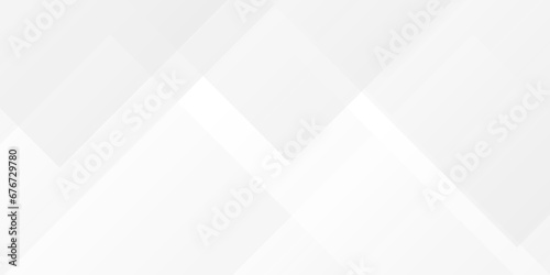 Abstract background seamless with lines and technology square triangle geometric texture background. Space futuristic design concept. Decorative web layout or poster, banner. White grey background.