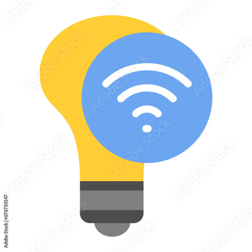 Smart Bulb Icon