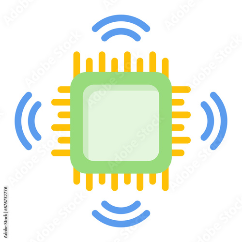 Radio Frequency Identification Icon