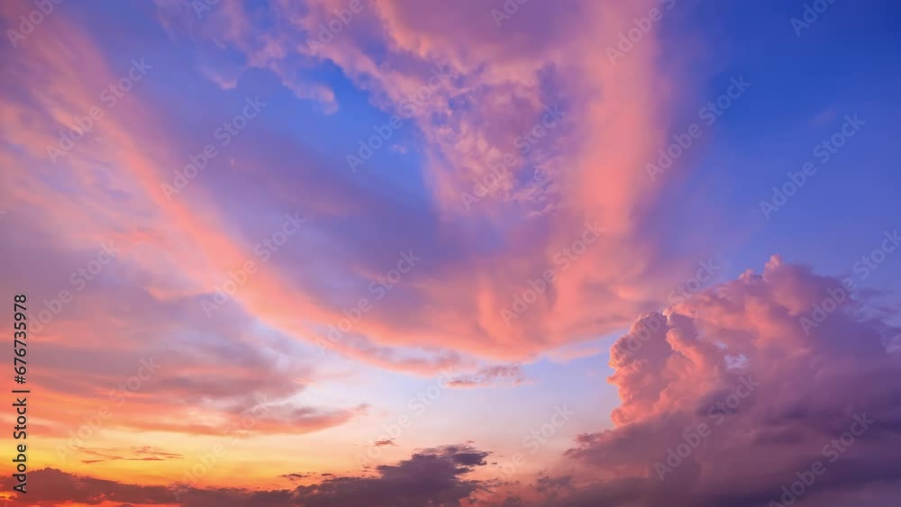 Beautiful sky clouds nature landscape at sunset Beautiful sky clouds nature landscape at sunset
