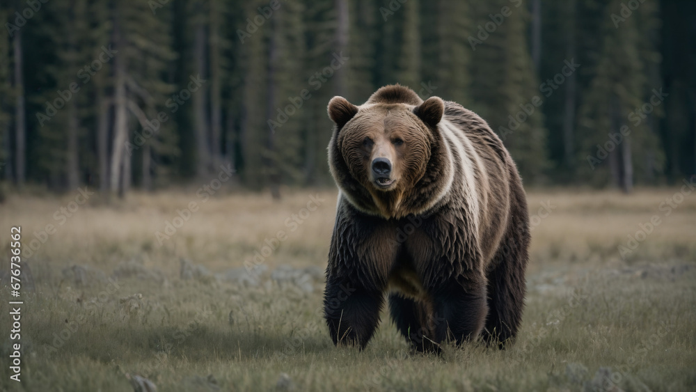 brown bear in the forest , nature wildlife photography brown bear in the forest , nature wildlife photography