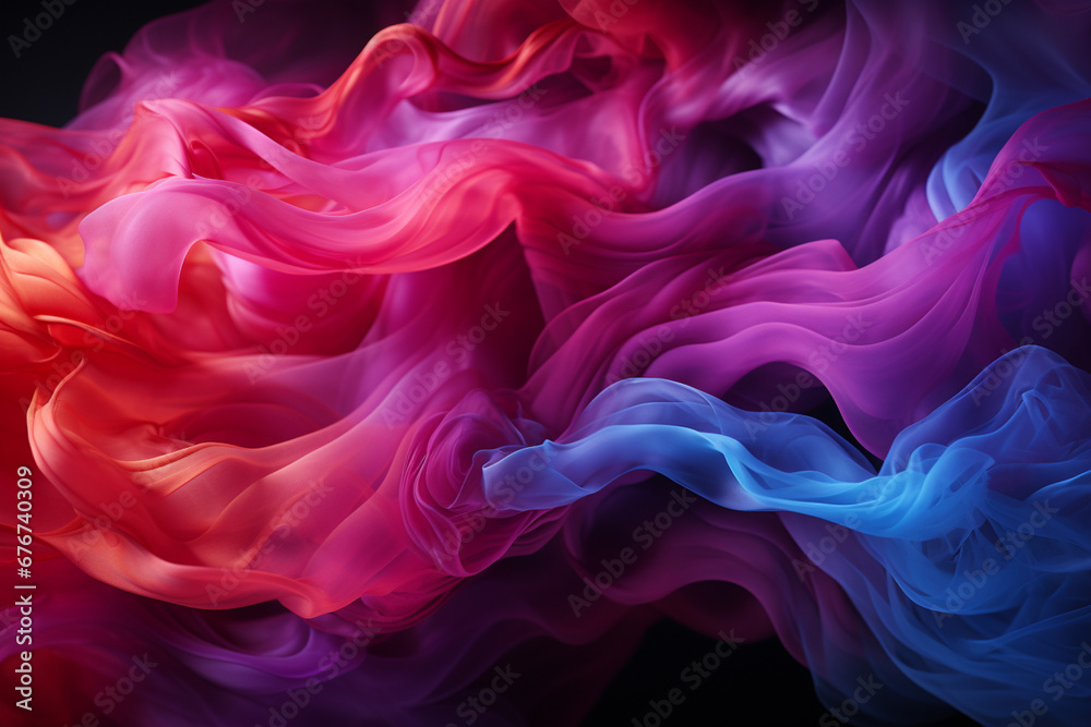 Beautiful smoke pattern texture background. 