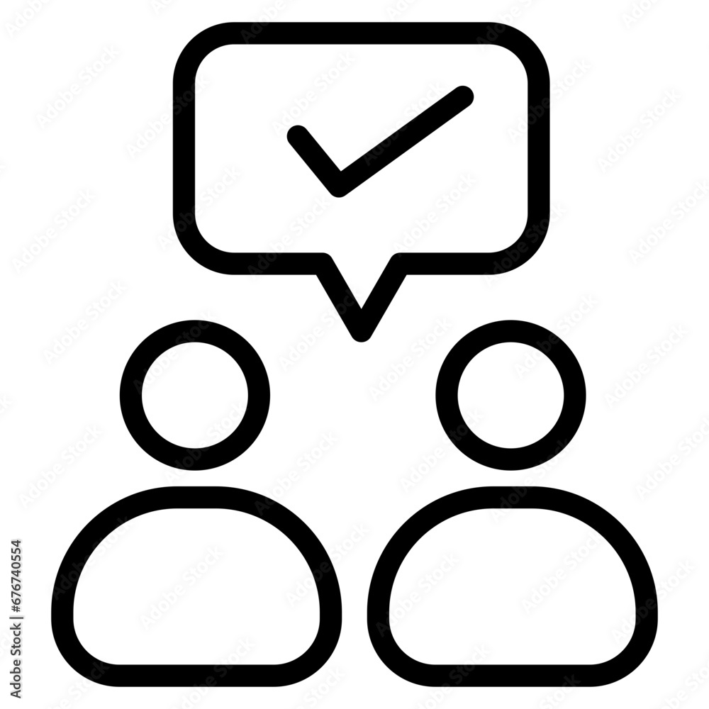 two people line two people line