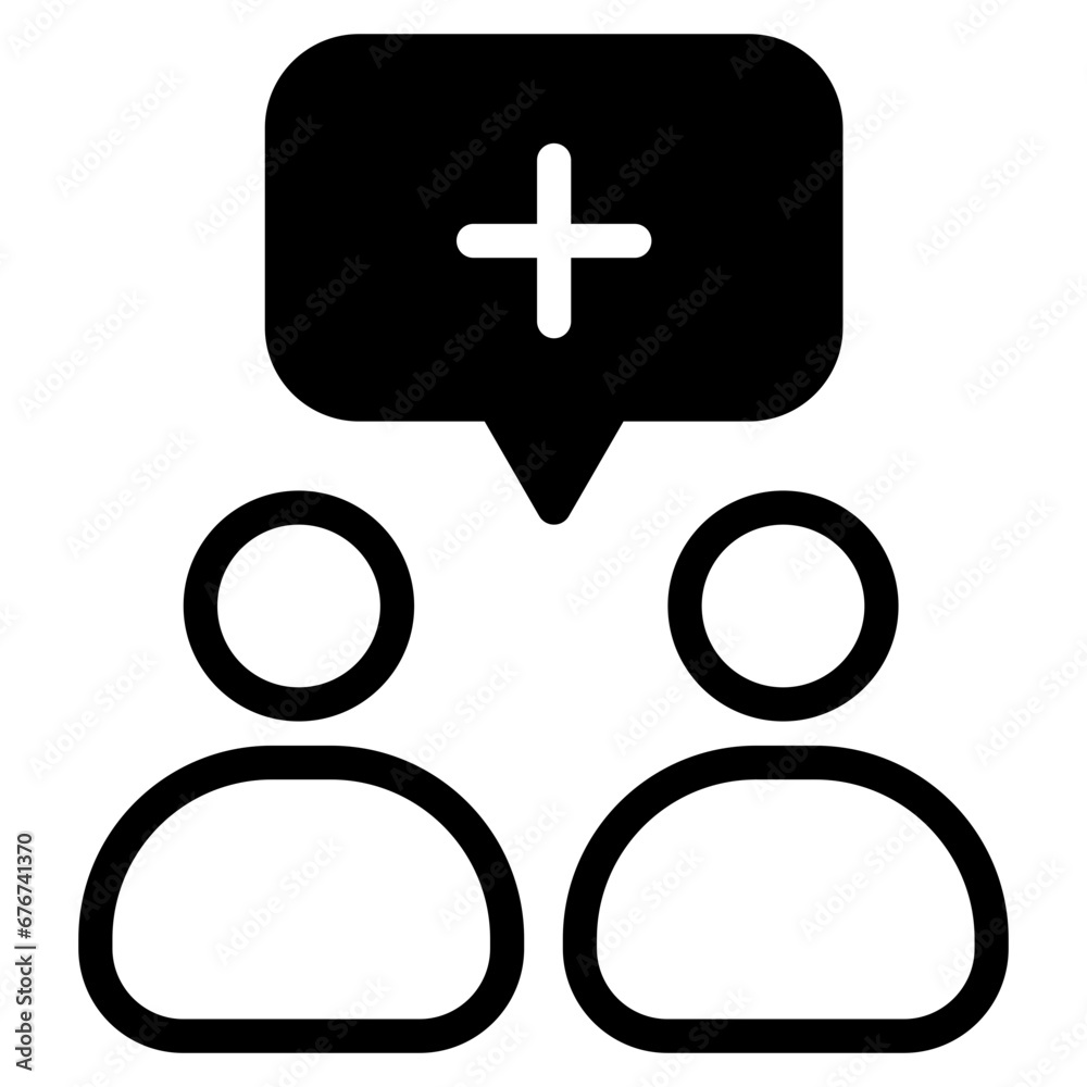 Fototapeta premium add friends dualtone