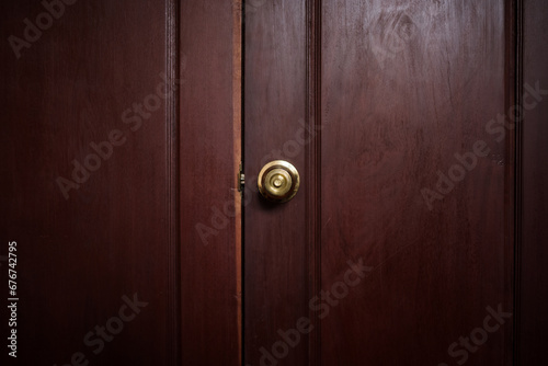 Door knob and new Plywood door