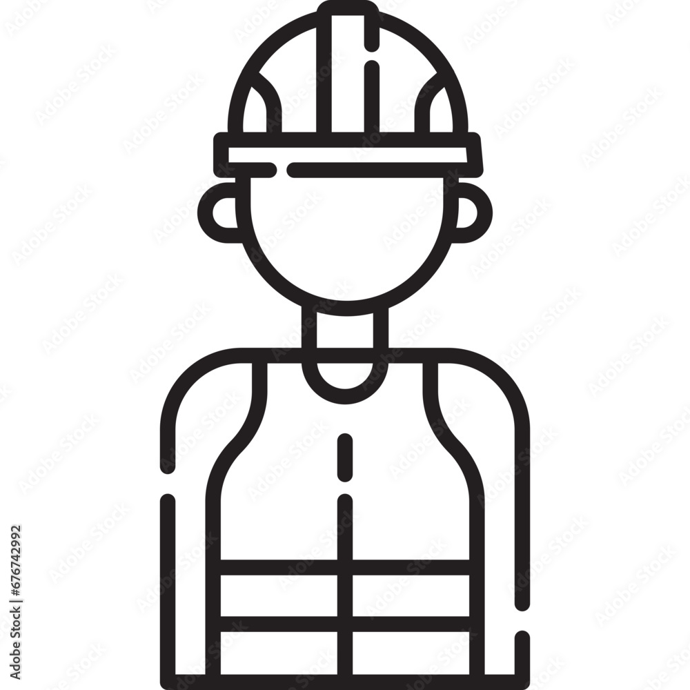 Construction Worker Icon Construction Worker Icon