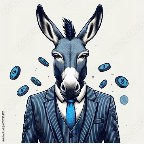 Jolly donkey BOSS. Generative AI