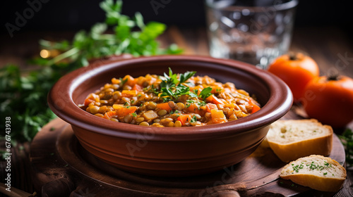 lentil stew with lentils and carrots