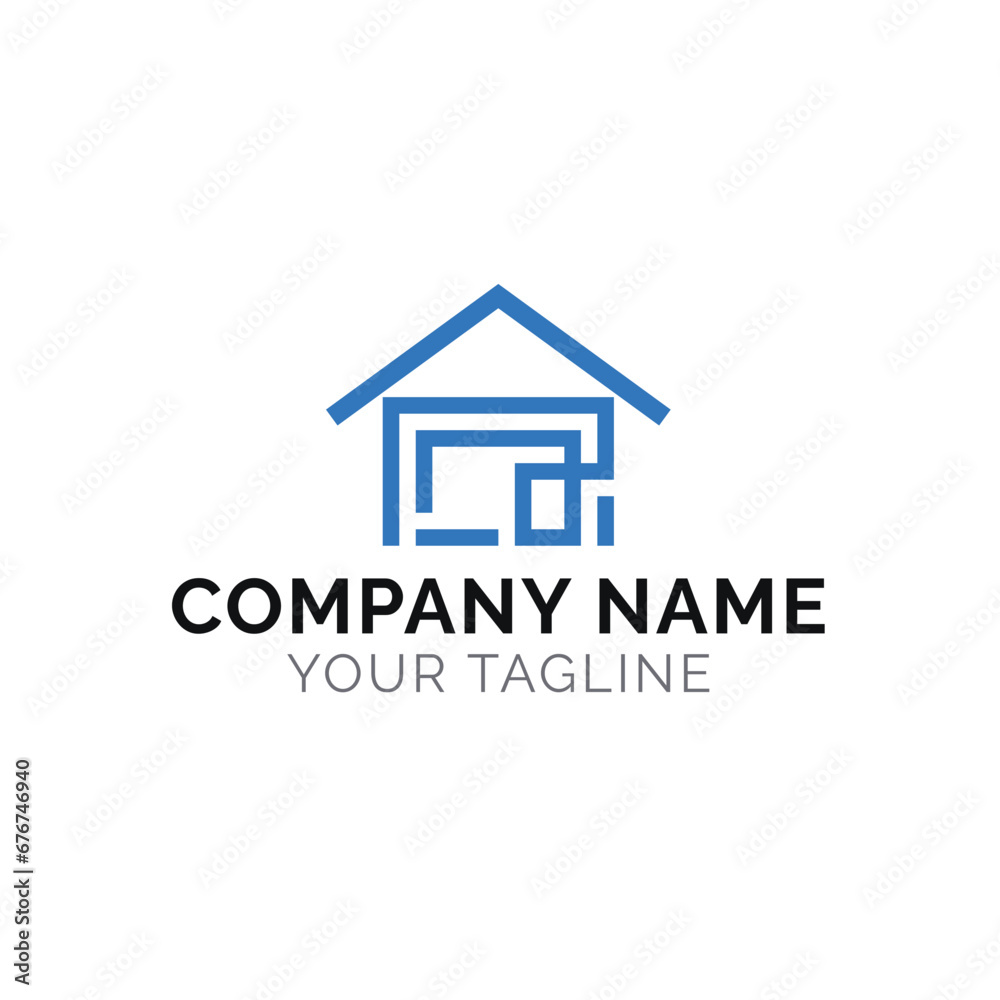 Logo abstract,simple ,minimalist and modern shape home for construction company or anything else related Logo abstract,simple ,minimalist and modern shape home for construction company or anything else related