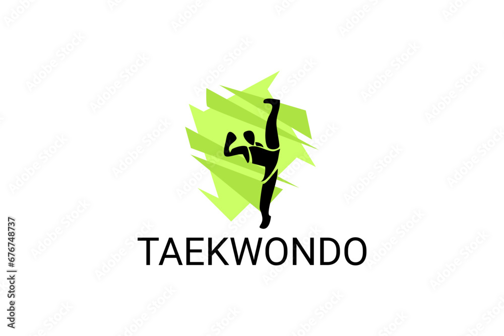 Taekwondo sport vector line icon. sportsman, fighting stance. sport pictogram illustration. Taekwondo sport vector line icon. sportsman, fighting stance. sport pictogram illustration.