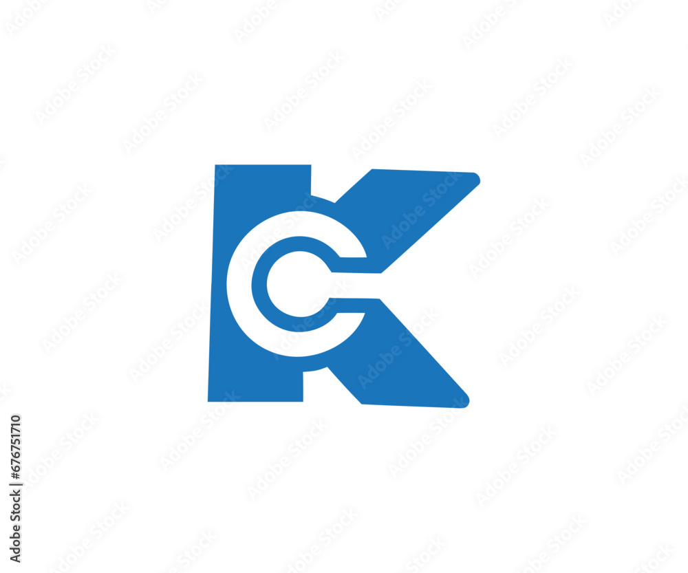 KC letter logo design vector template 2 KC letter logo design vector template 2