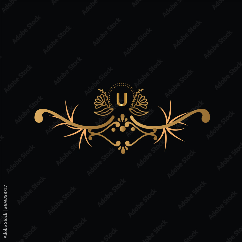 creative golden latter logo design creative golden latter logo design
