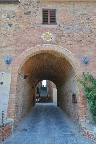 The village of Torrita di Siena  Italy.