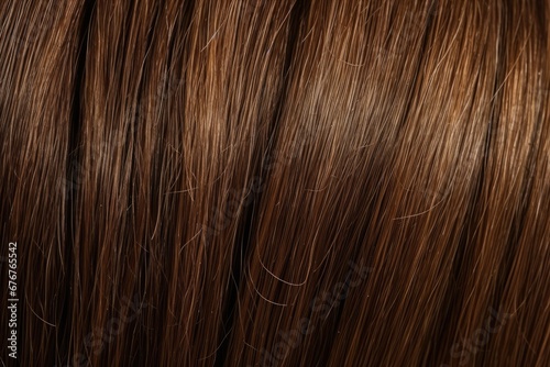 Close-up texture of an African woman's brown hair.