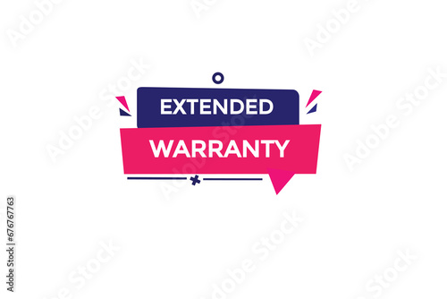  new extended warranty news website, click button, level, sign, speech, bubble  banner, 
