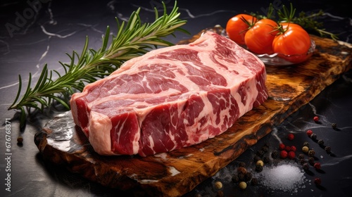 Culinary excellence! Marbled meat texture, a feast for the senses. Invest in stocks embodying the artistry of gourmet cooking and premium quality.