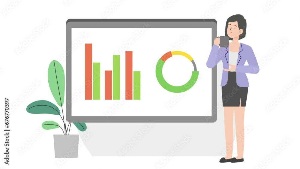 Woman doing analysis Woman doing analysis