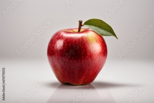 Assorted Fresh Juicy Delicious Red Apples on White Background