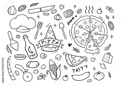 doodle pizza ingredients