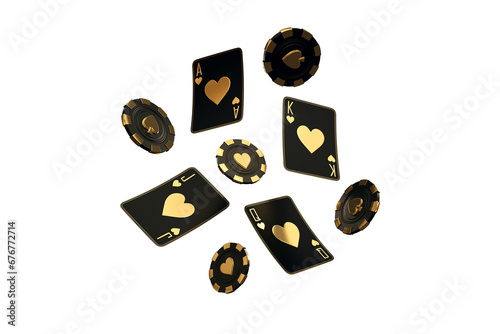 mix casino sport roulette slot cards football baseball 3d render 3d rendering illustration 