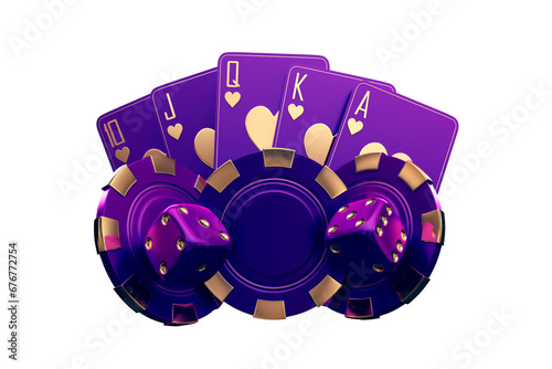 mix casino sport roulette slot cards football baseball 3d render 3d rendering illustration 