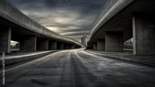 tunnel at night