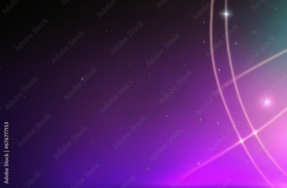 Abstract background with magic light. AI 