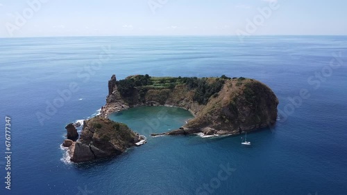 Azzorre Sao Miguel island Ilheu De Vila franca Do Campo