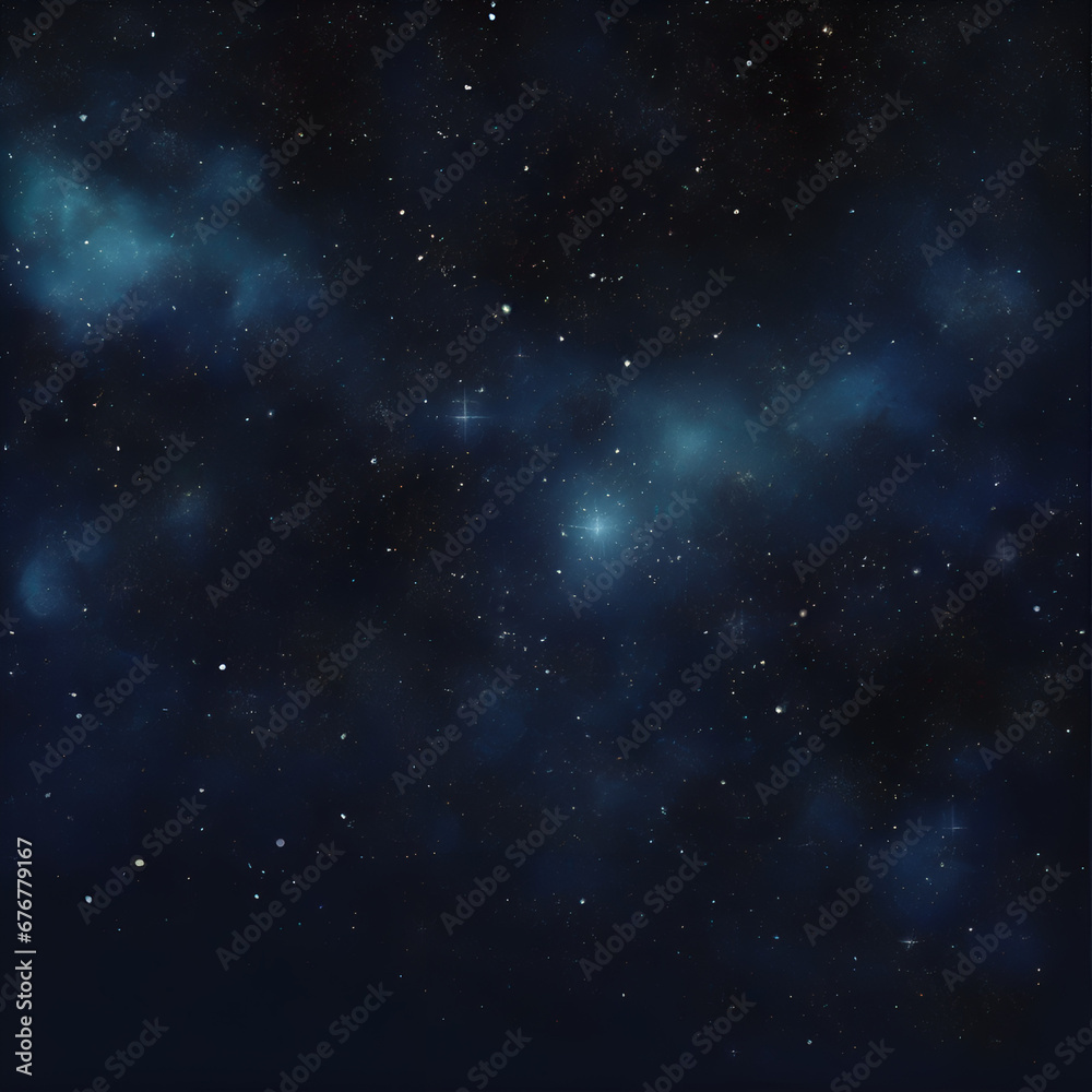 Fototapeta premium Midnight black navy abstract background for design. Starry skies, galaxies, and cosmic elements. Space exploration. Mysterious, cosmic. Dark and celestial shades. 
