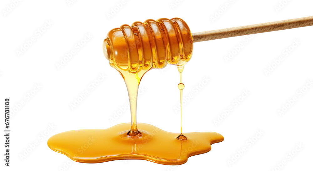Delicious honey dripping, cut out Delicious honey dripping, cut out