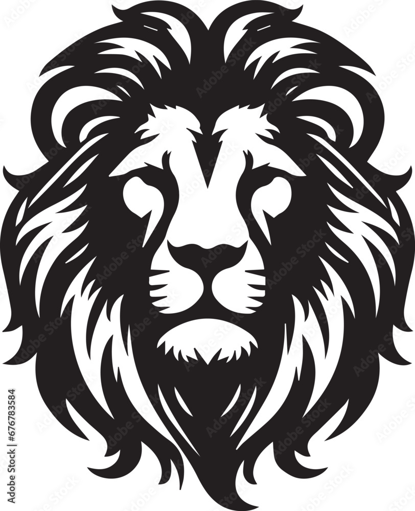 Lion Head Silhouettes SVG EPS PNG Lion Head Silhouettes SVG EPS PNG