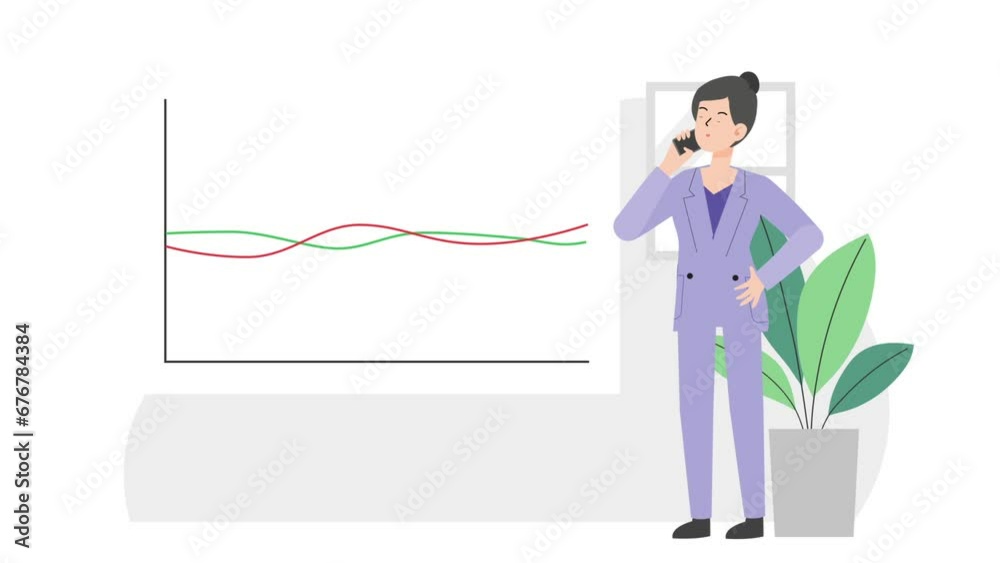Woman doing analysis Woman doing analysis