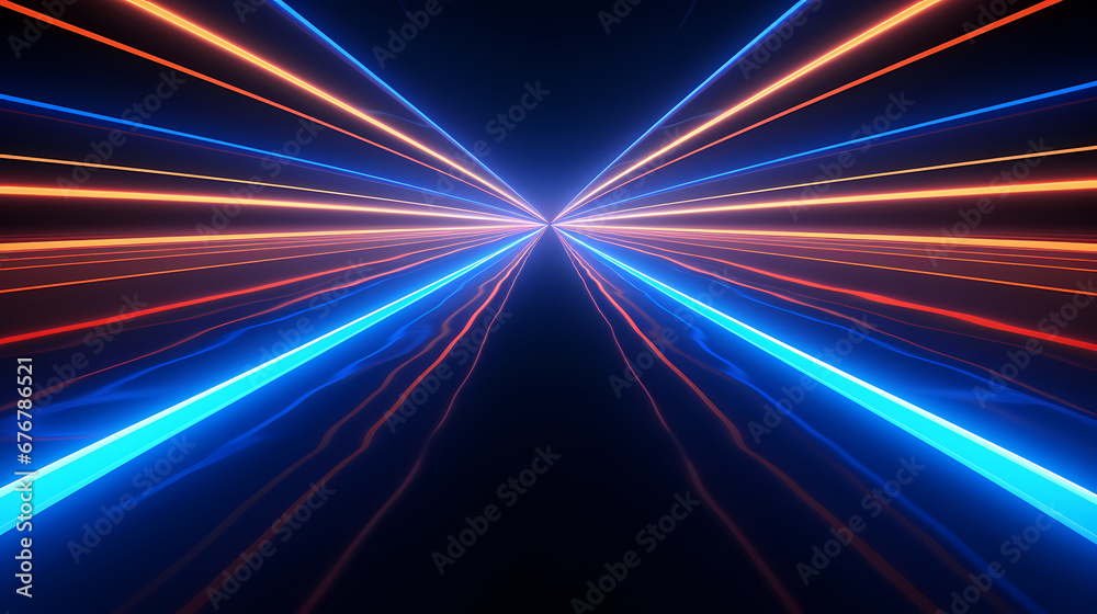 3D render, abstract geometric background of neon linear ring glowing in the dark, minimalist futuristic wallpaper 3D render, abstract geometric background of neon linear ring glowing in the dark, minimalist futuristic wallpaper