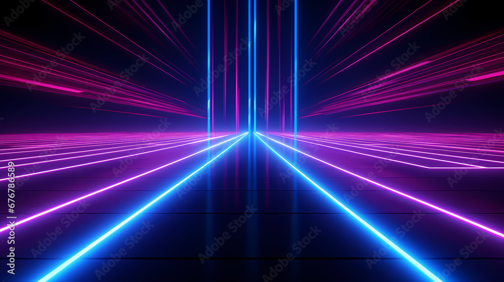3D render, abstract geometric background of neon linear ring glowing in the dark, minimalist futuristic wallpaper 3D render, abstract geometric background of neon linear ring glowing in the dark, minimalist futuristic wallpaper
